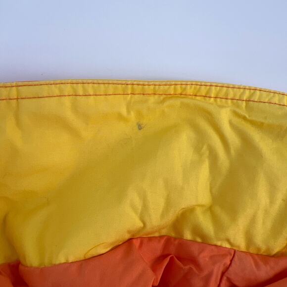 90s orange and yellow Strato Jac windbreaker jacket 1990s vintage - Picture 10 of 12